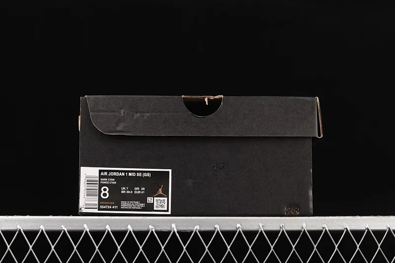 All categories Air Jordan Jordan series basketball shoes Air Jordan 1 Mid Air Jordan 1 Mid "Dark Teal" AJ1 Qiao 1 Qinglan Zhongbang basketball shoes 554724-411